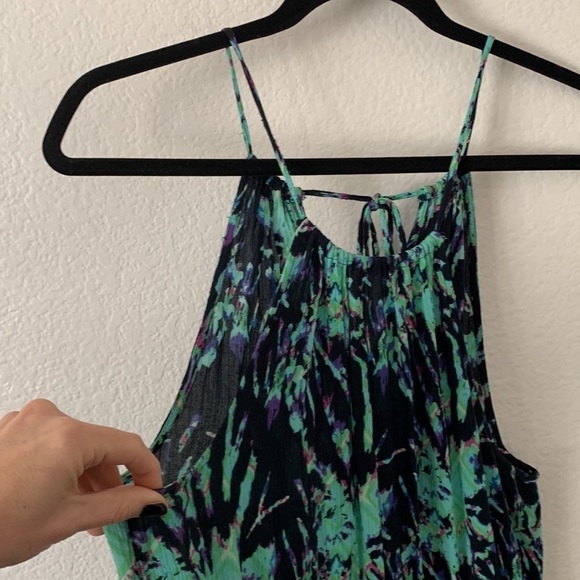 Superdry Festival Valley Halter Leg Slits Maxi Dress - Picture 8 of 9